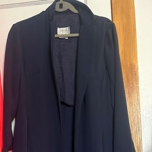 vintage blue blazer coat